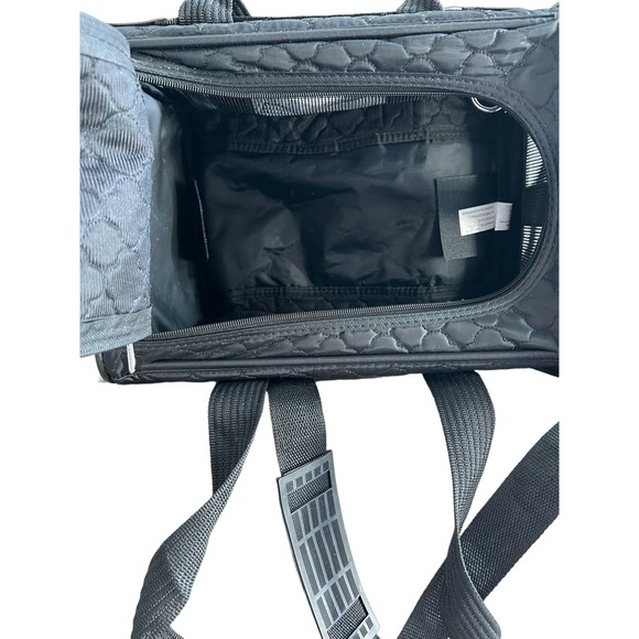 Worldwise Deluxe Lattice Stitch Travel Pet Carrier - Airline Approved, Small - Picture 4 of 11